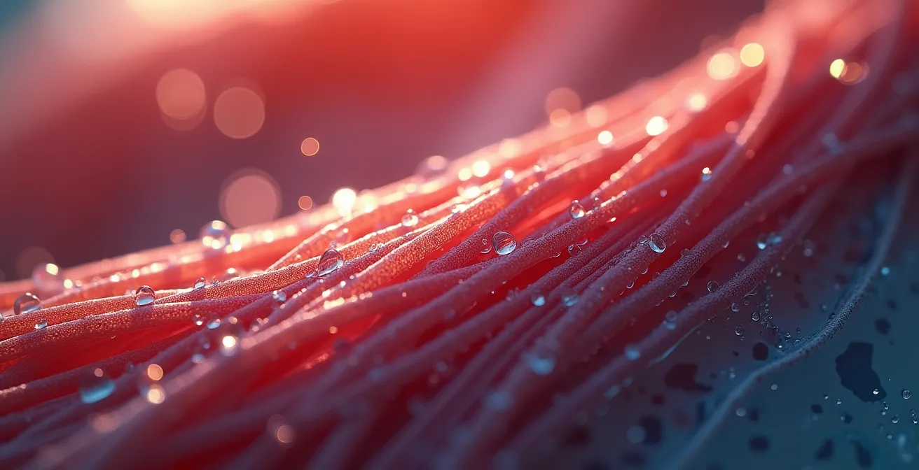 Fibres musculaires type I en action lors d'un effort d'endurance