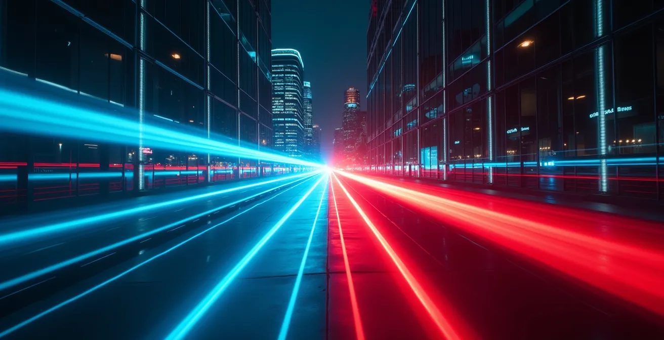 Comparaison visuelle du signal GPS simple et double fréquence en milieu urbain